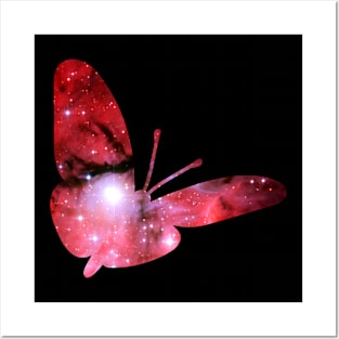 Space Butterfly Posters and Art